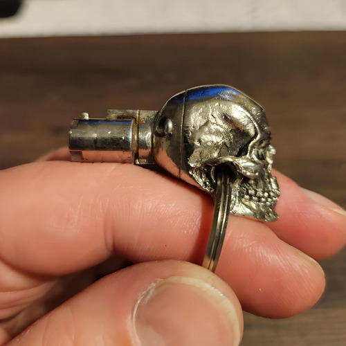 Llave De Calavera Para Hombre Llave Gótica Cubierta De Llave