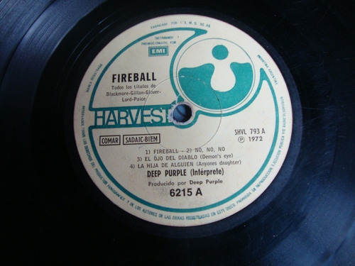 Sin Tapa Disco Deep Purple Fireball Bi0