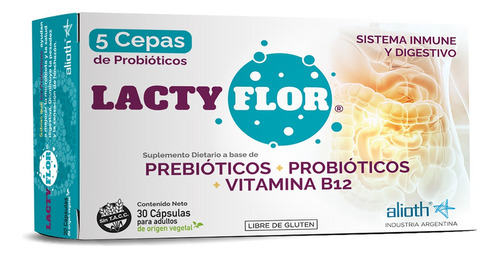 Lactyflor Alioth X 30 Capsulas Sabor Sin sabor