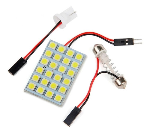 Placa 24 Led 5050 Luz Interior De Techo Para Auto