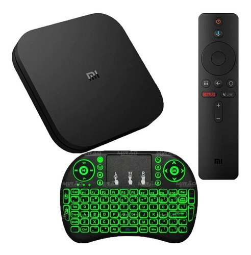 Xiaomi Tv Android Mi Box S + Control inalámbrico Colorido Led