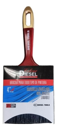 Brocha 4 Pulgadas  |  Marca: Diesel Tools  