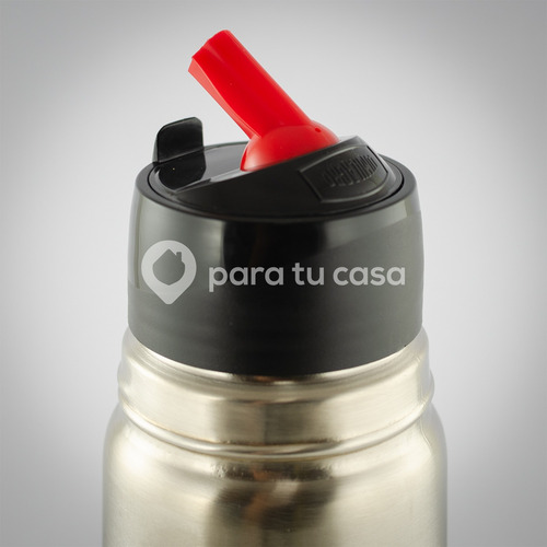 Imagen 6 de 10 de Set X 2 Termos Acero Inoxidable Bala Lumilagro 1 Lt Luminox