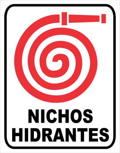 Cartel Nichos Hidrantes 30x40 Alto Impacto