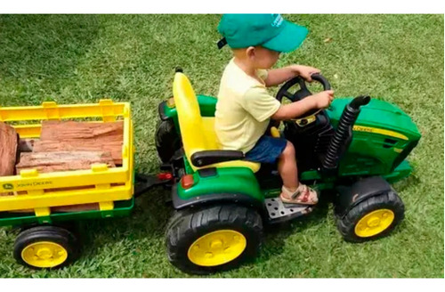 Trator Elétrico John Deere Ground Force 12volts - Pegperego