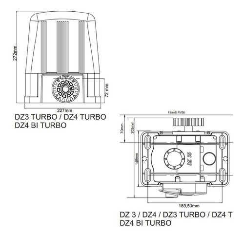 Imagen 5 de 5 de Kit Motor Para Portón Eléctrico Rossi- Faac Dz4 800 Kg.