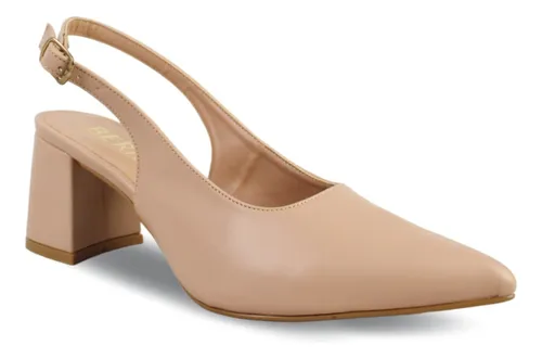 Sandalia nude cheap fina