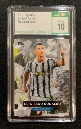 Cristiano Ronaldo 2021 Topps Now Uefa Cl 768 Goles Profesion