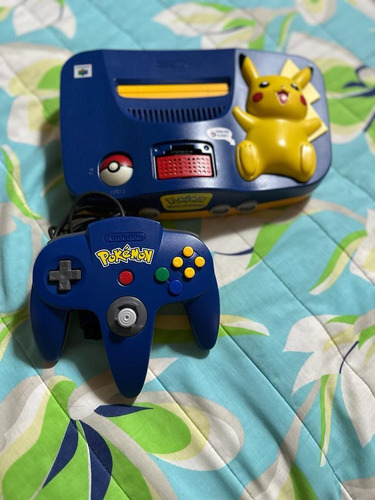 N64 Nintendo 64 Nus-001 100% Genuina Edicion Pokemon Pikachu