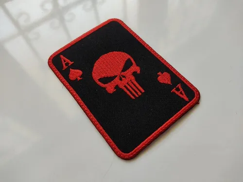 Parche Bordado Juego De Carta A Picas Punisher El Castigador