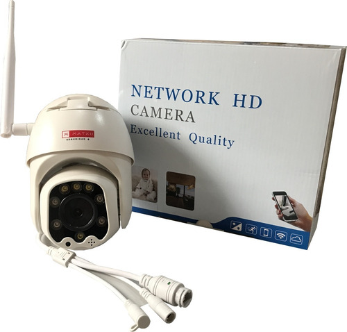 Imagen 2 de 4 de Camara Seguridad Exterior Wifi Full Hd Ptz Matko Seguridad