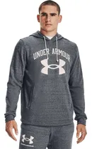 Comprar Polera Sudadera Under Armour Rival Terry Big Logo Gris