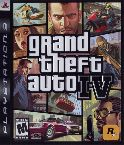 Jogo Grand Theft Auto Iv 4 Gta Playstation 3 Ps3 Mídia Físic