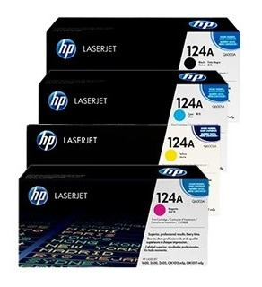 Kit Toner Hp Q6000a Q6001a Q6002a Q6003a 124a Originais