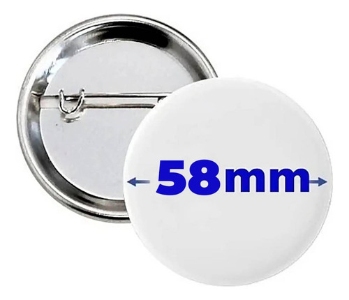 Chapitas De 58mm, 100u