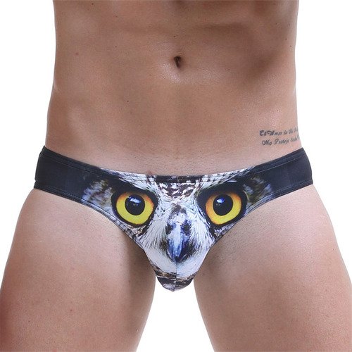 Calzoncillos Con Estampado Suave Y Transpirable Para Hombre