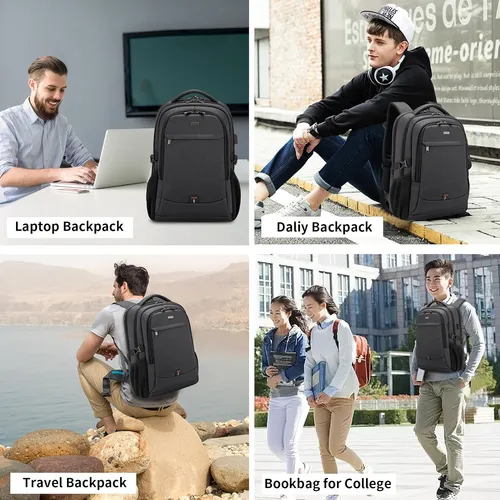 Duslang Mochila Para Portátil De 17 Pulgadas Para Viajes...