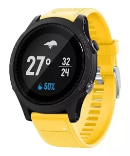 Pulseira Garmin Fenix 5 Forerunner 935 945 Approach S60 Cor Amarelo