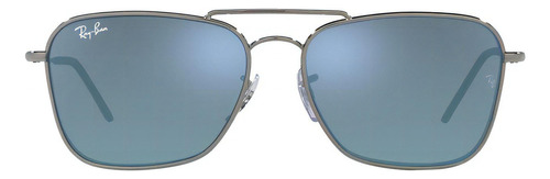 Lentes De Sol Caravan Reverse Azul Claro Ray-ban