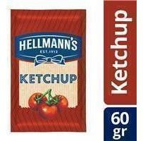 Pack X 3 Unid Ketchup  Sach 60 Gr Hellmanns Aderezos Pro