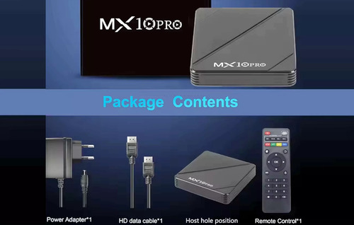 Convertidor Tv Box Smart 10k Android Ultra Hd Negro Estándar
