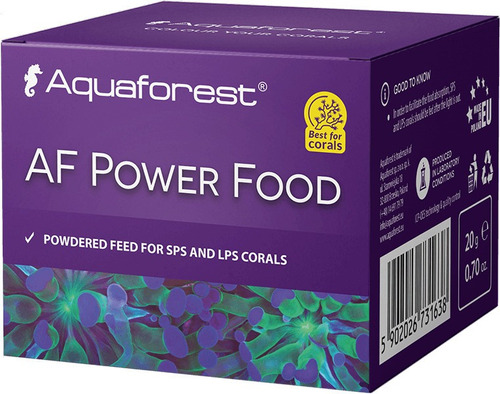 Power Food 20g Aquaforest Alimento Para Corais Sps Lps Softs