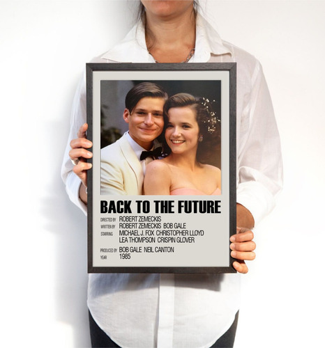 Cuadro Back To The Future 30x40 Lorraine & George Mcfly