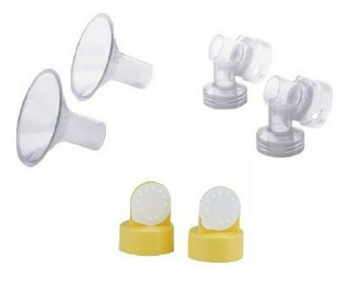 Medela Mama Shields, Conectores, Válvulas Y Membranas (24 Mm