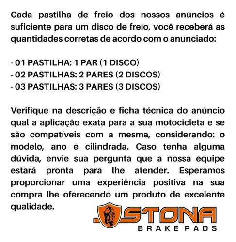 Pastilhas Freio Diant/tras Stona Sinter Gsx 1250 Fa Bandit