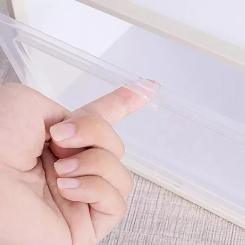 Imagen 6 de 7 de Pack 6 Organizador De Zapatos Caja Organizadora Transparent