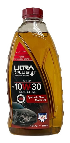 Aceite Semisintético Ultra Plus 10w30 Original Made In Usa