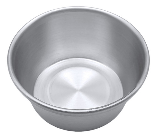 12 De Moldes Para Mini Flan Marina Extra 9x6.5x4.3cm Color Gris