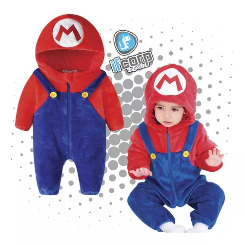 Kigurumi Mameluco Bebe Super Mario Bros Pijama Cosplay