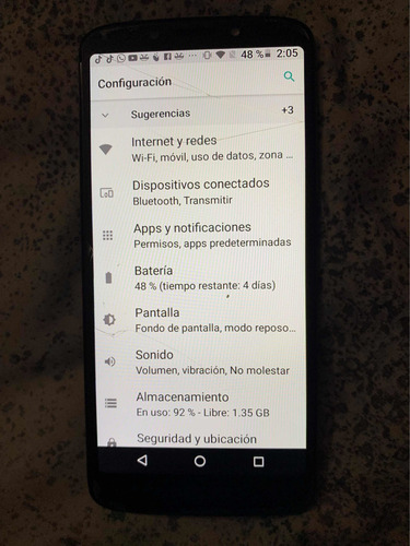 Celular Motorola E 5 Play 16 Gb Negro, Negociable (Usado)