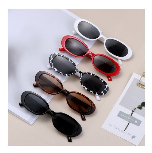 Imagen 2 de 4 de Lentes De Sol Luricci - Retro Ovalados Unisex + Funda