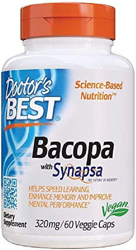 Bacopa 60 Caps Doctor S Best - Unidad a $3298