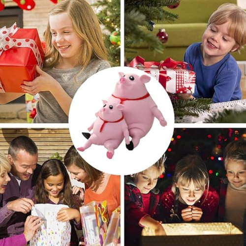 Pink Piggy Squishy Toy - Adorable Juguete De
