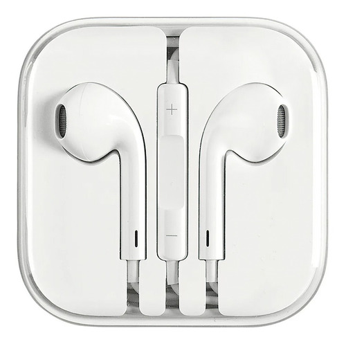 Audifonos Manos Libres Para Celular Jack 3.5mm Color Blanco Luz Blanco