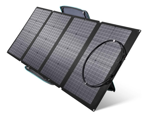 Panel Solar Portátil De 160 Vatios Para Estación De Energía,