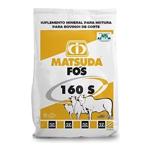 Sal Mineral Matsuda Fos 160 Cria Recria E Engorda