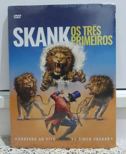 Dvd Skank Os Três Primeiros Ao Vivo Circo Voador Lacrado :)