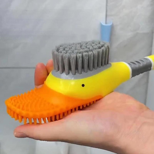 Escobilla Baño Con Soporte, Juego Cepillo Limpieza Silicona