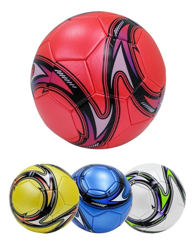 Pelota De Futbol Deportes Infantil Niños Colores N° 5 Color Rojo