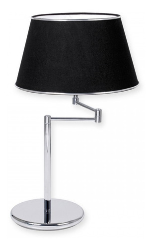 Lampara De Mesa Ulma Cromado O Platil Con Brazo