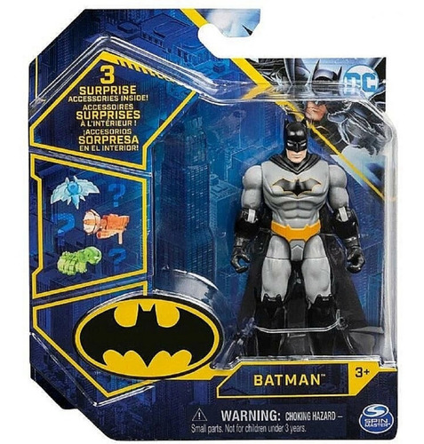 Batman Figura 10 Cm Altura Con 3 Accesorios Sorpresa 