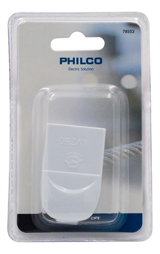 Enchufe Hembra Vertical Eu 3p Philco 1500w Blanco