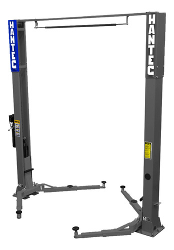 Rampa Portería Hidráulica Dos Postes Hantec 10500 Lb Gris