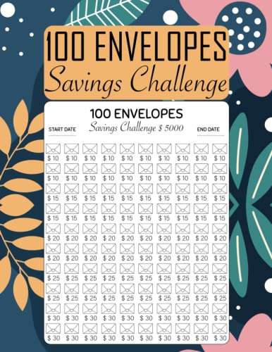 Book : 100 Envelopes Money Saving Challenge Low Income...