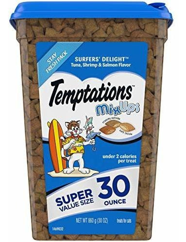 Temptations Alimento Premio Para Gato 30oz Sabor Salmón