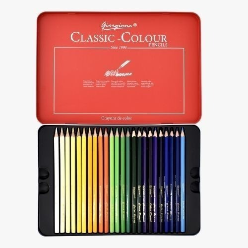 Lápices De Colores Giorgione Set 48pcs Caja Metalico